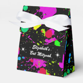 Caja Para Regalos Neon, Faux Glow in the Dark, Bat Mitzvah, Personal