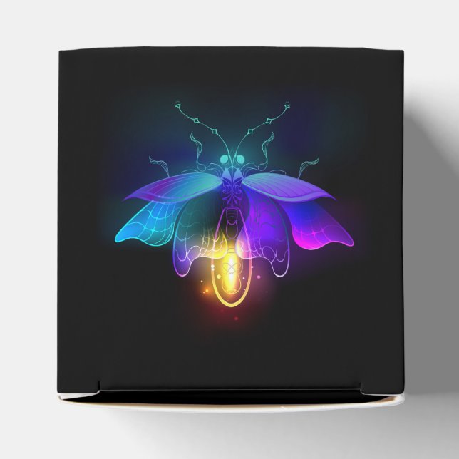 Caja Para Regalos Neon Firefly en negro (Parte superior)