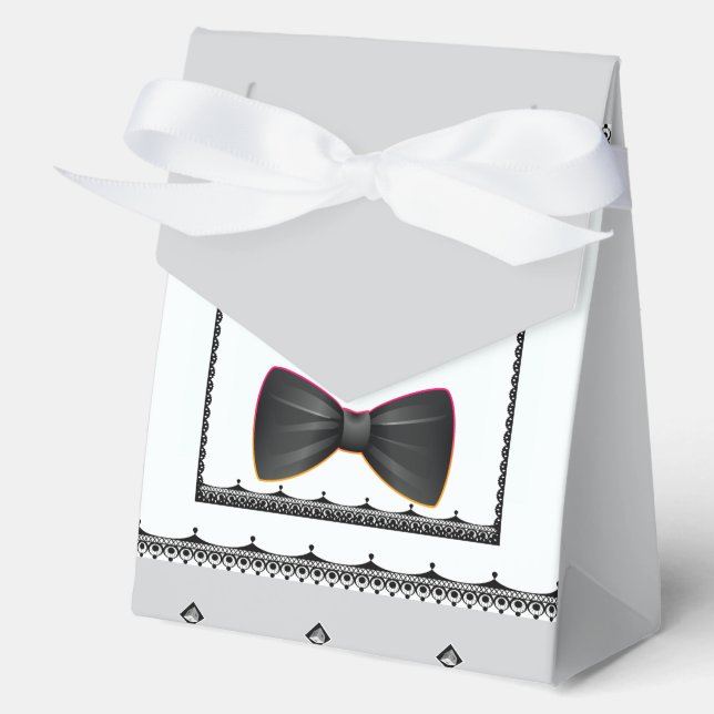 Caja Para Regalos Neumático negro (Anverso)