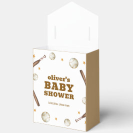 Caja Para Regalos Neutral Boy Batter Up Baseball Sport Baby Shower
