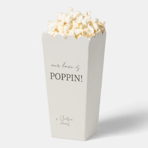 Caja Para Regalos Neutral Dove Gray Moda Pareja Popcorn