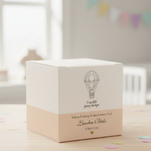 Caja Para Regalos Neutral Gift Boxes for Baby Shower, Elegant