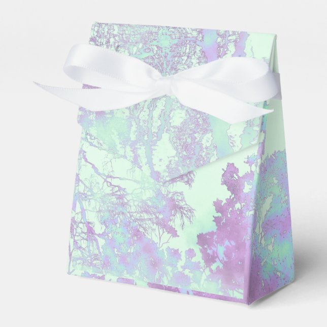 Caja Para Regalos Niebla de hoja ancha de lavanda (Front Side)