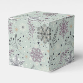 Caja Para Regalos Nieve Vintage
