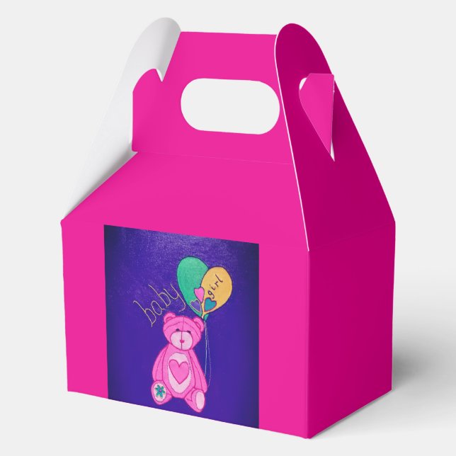 Caja Para Regalos Niña bebé (Reverso )