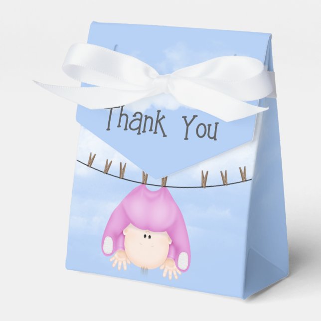Caja Para Regalos Niña Bebé Colgando En La Ropa (Front Side)