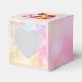 Caja Para Regalos Niña bebé y un perro canicot