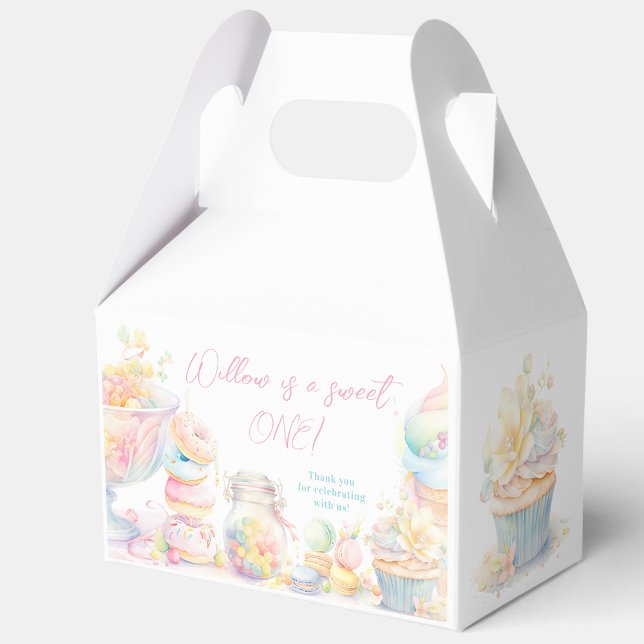 Caja Para Regalos Niña Dulce Cumpleaños Uno Primero (Subido por el creador)