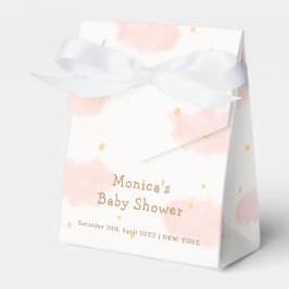 Caja Para Regalos Niña Rosa Elegante Nueve Bebé Ducha