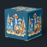Caja Para Regalos Niñas Vaqueras Negras Con Cristales De Cereza De C<br><div class="desc">Arte de Baile de Cowgirl Designs for the Rodeo Days Store.</div>