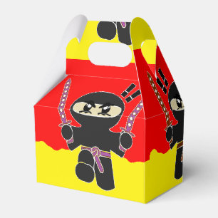 Caja Para Regalos ninjas enojadas
