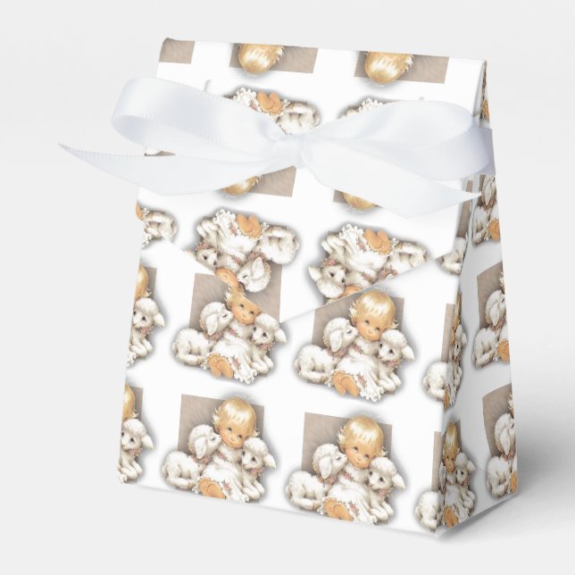 Caja Para Regalos Niño con cordero (Front Side)