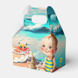 Caja Para Regalos Niño en la playa