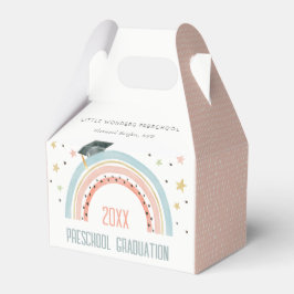 Caja Para Regalos Niños aburridos Boho Rainbow Stars Graduación pree