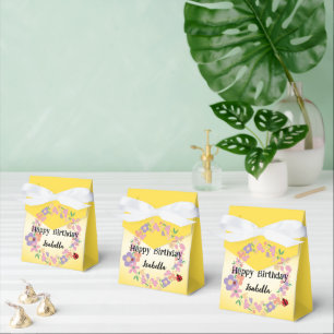 Caja Para Regalos Niños Cute Polka punto Ladybug Primavera Flower Cu