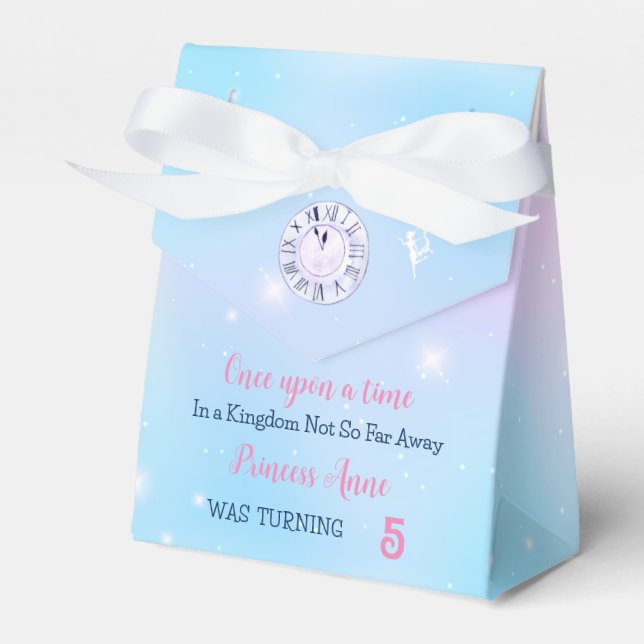 Caja Para Regalos Niños de cumpleaños de la princesa (Front Side)
