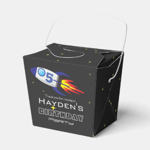 Caja Para Regalos Niños del cohete espacial edad Personalizado de c
