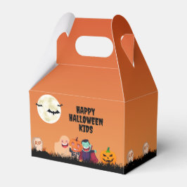 Caja Para Regalos Niños felices de Halloween
