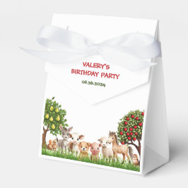 Caja Para Regalos Niños Fiesta de cumpleaños Granja animales para Ch
