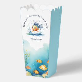 Caja Para Regalos Niños Fiesta de cumpleaños saltando peces Gracias
