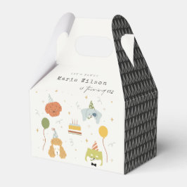 Caja Para Regalos Niños Fiestas De Cachorro Perros De Cualquier Edad