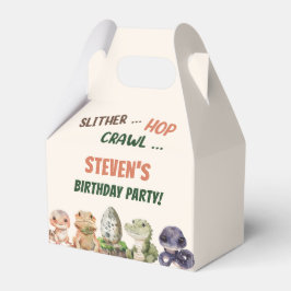 Caja Para Regalos Niños Reptiles Fiesta de cumpleaños