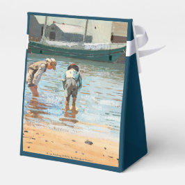 Caja Para Regalos Niños Vadeando (1873) por Winslow Homer