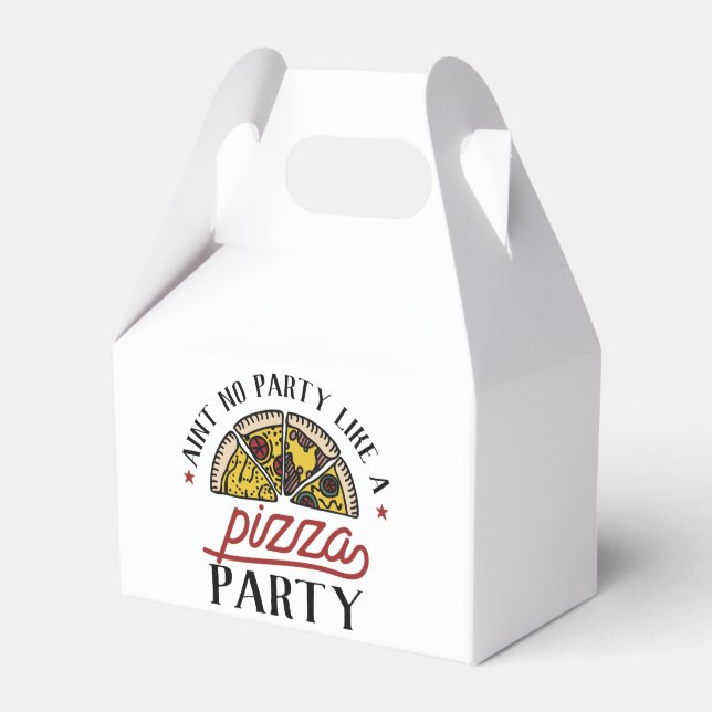 Caja Para Regalos No Hay Fiesta Como Un Fiesta De Pizza (Front Side)