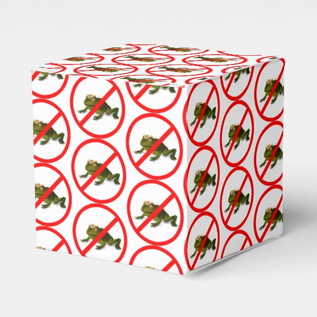 Caja Para Regalos ¡No más ranas! (Costado Anverso)
