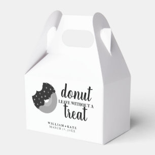 Caja Para Regalos No se vaya sin un tratado de la fiesta de bodas