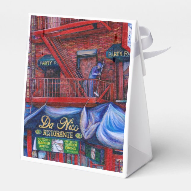 Caja Para Regalos ¿No te gusta el Pintura Roja? Nueva York (Reverso)