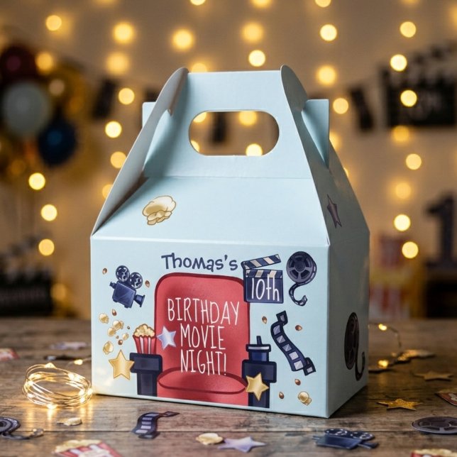 Caja Para Regalos Noche de cine de cumpleaños (Subido por el creador)