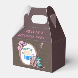 Caja Para Regalos Noche de cumpleaños de música country