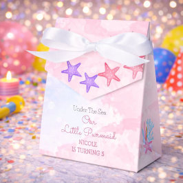 Caja Para Regalos Noche de moda, sirena, lindo chica