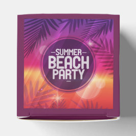 Caja Para Regalos Noche del Fiesta de la playa de verano