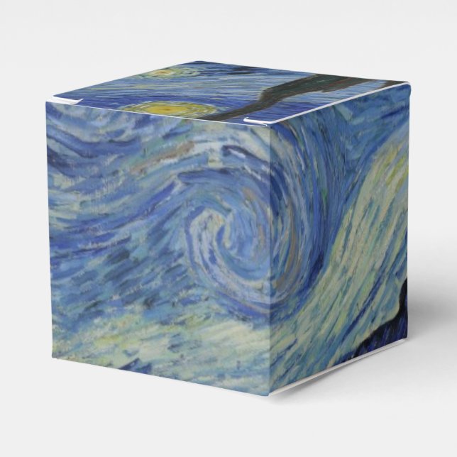 Caja Para Regalos Noche estrellada de Vincent Van Gogh (Costado Anverso)