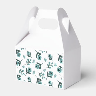 Caja Para Regalos Noche floral del jardín azul