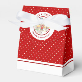 Caja Para Regalos Nochebuena de la nieve de la nieve, Feliz Navidad 