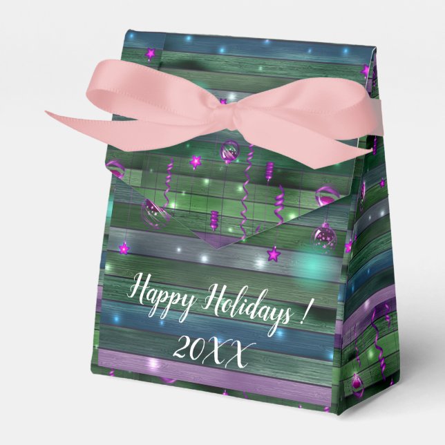 Caja Para Regalos Nochebuena moderna y elegante (Front Side)