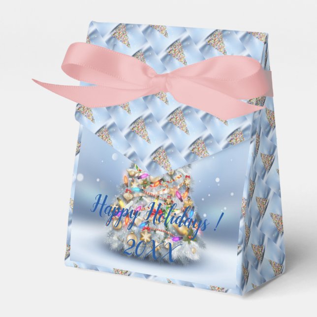 Caja Para Regalos Nochebuena moderna y elegante (Front Side)