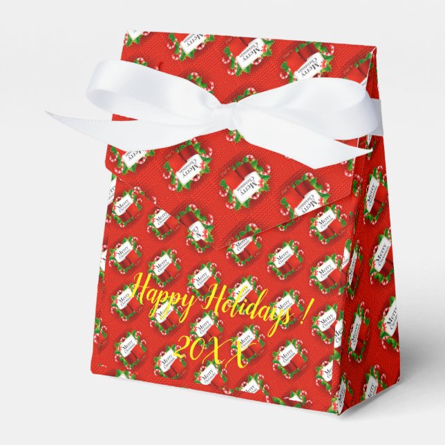 Caja Para Regalos Nochebuena moderna y elegante (Front Side)