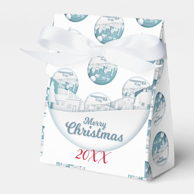 Caja Para Regalos Nochebuena moderna y elegante (Front Side)