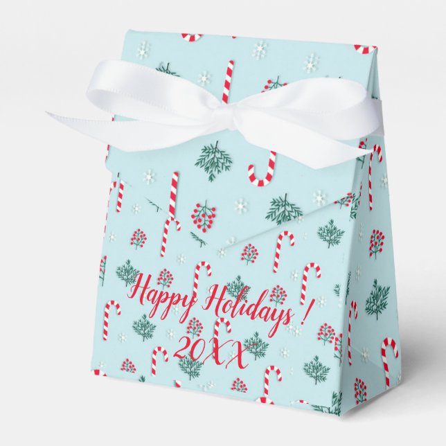 Caja Para Regalos Nochebuena moderna y elegante (Front Side)