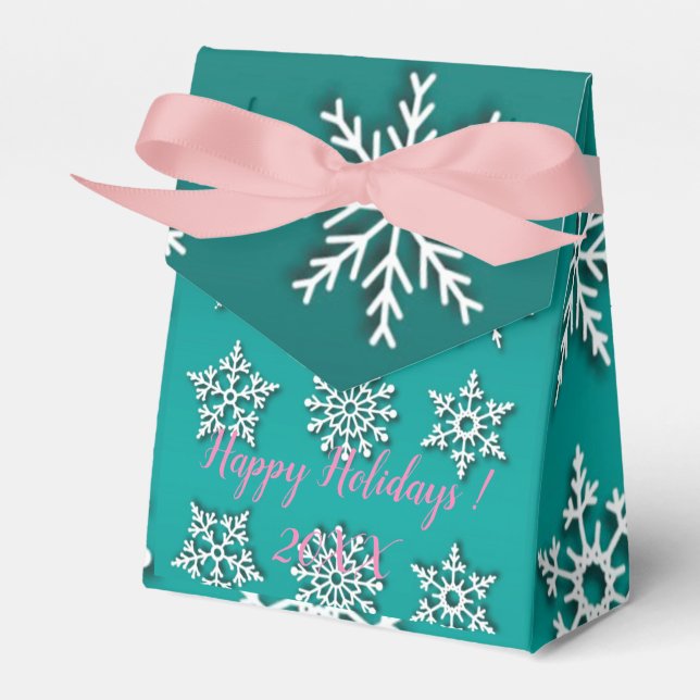 Caja Para Regalos Nochebuena moderna y elegante (Front Side)