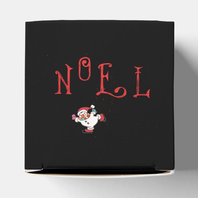 Caja Para Regalos NOEL con Snowman (Parte superior)