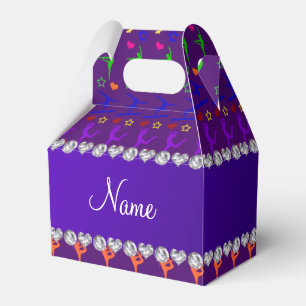 Caja Para Regalos Nombrar estrellas de corazones de gimnasia del arc