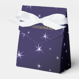 Caja Para Regalos Nombrar la Armada del Patrón de Estrellas