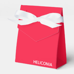 Caja Para Regalos Nombre de color rojo de Heliconia