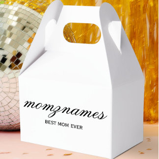 Caja Para Regalos Nombre de mejor caligrafía de mamá de todos los ti