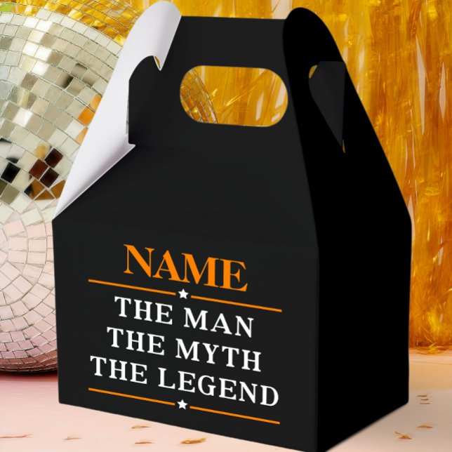 Caja Para Regalos Nombre Personalizado El Hombre El Mito La Leyenda (Subido por el creador)